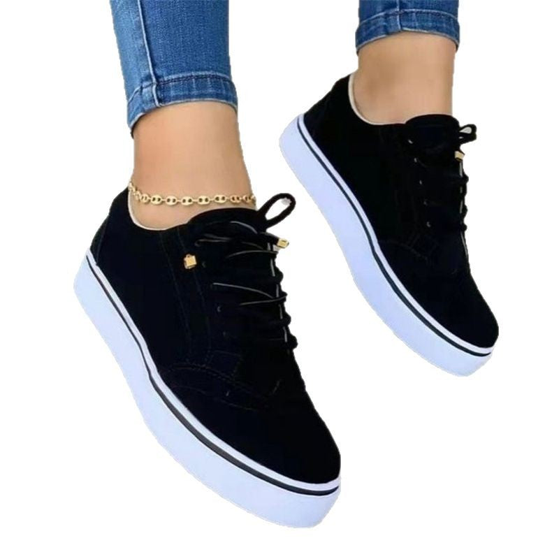 Lace-Up Casual Women Flat Shoes