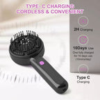 Scalp massage comb details
