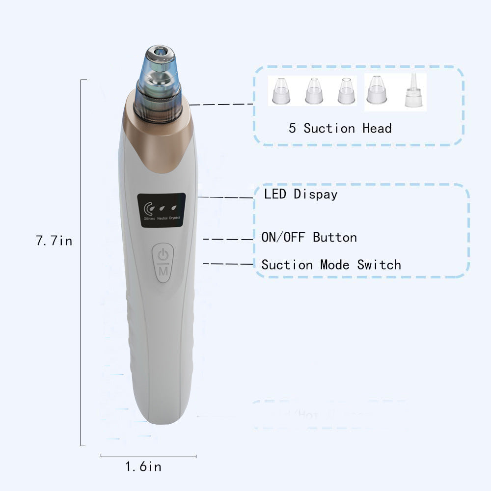 Pore vacuum USB charging