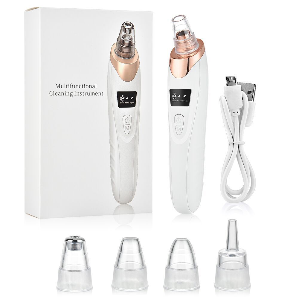 Electric blackhead remover pore vacuum white