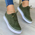 Lace-Up Casual Women Flat Shoes