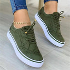 Lace-Up Casual Women Flat Shoes