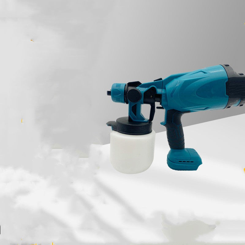 Cordless electric paint spray gun