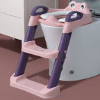 Toilet trainer anti-slip steps