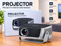 Mini Portable HD Projector with Rotating Stand