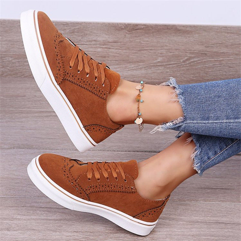 Lace-Up Casual Women Flat Shoes