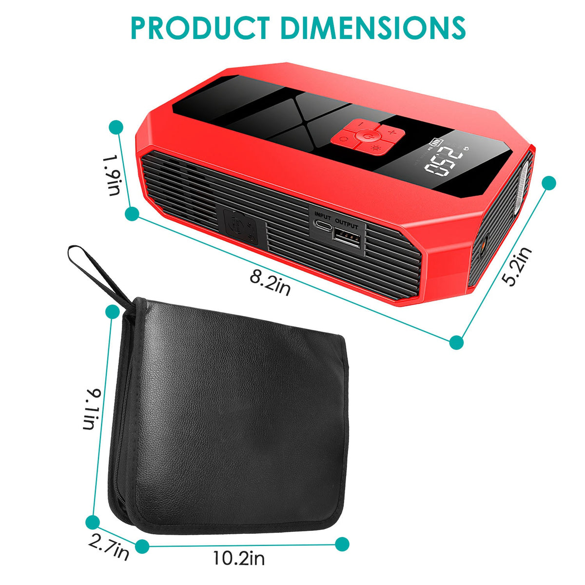 Jump starter safety protection