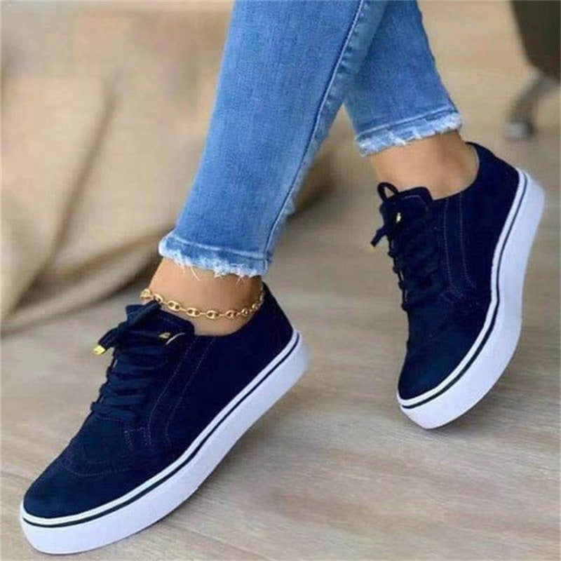 Lace-Up Casual Women Flat Shoes