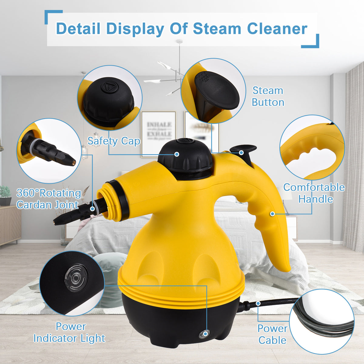 Steam cleaner kitchen cleaning